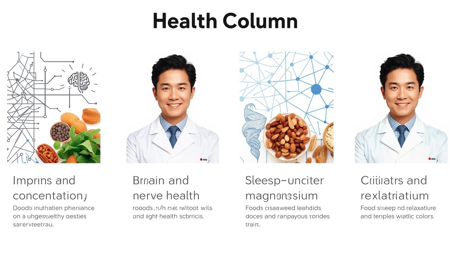 マグネシウムと神経機能、集中力の関係を示すイメージ画像