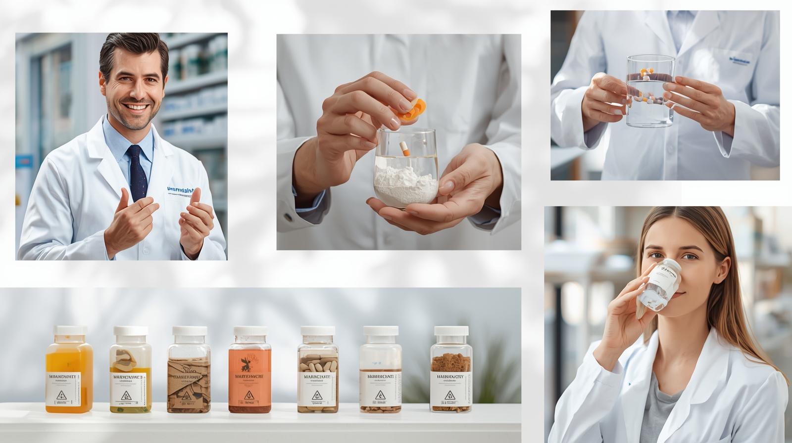 マグネシウム薬とジュース、コーヒーの飲み合わせ注意のイメージ