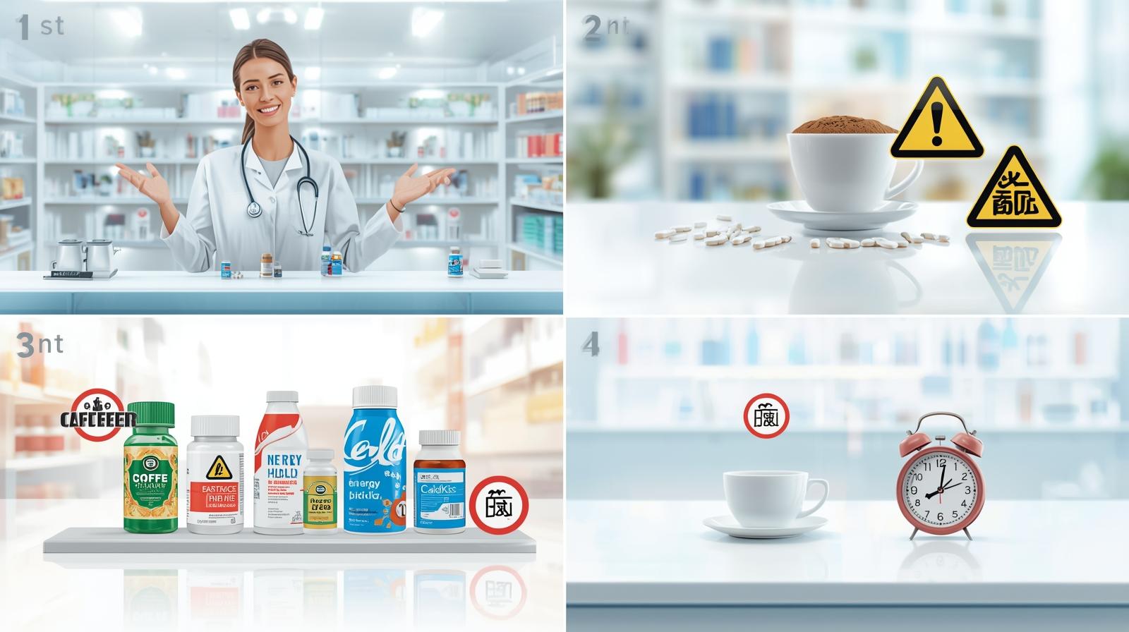 カフェインと飲み合わせが悪い薬のリスト