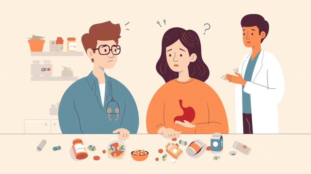 胃薬が効かないときの対処法を示す画像