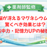 【薬剤師監修】脳が冴えるマグネシウムの驚くべき効果とは？集中力・記憶力UPの秘密！