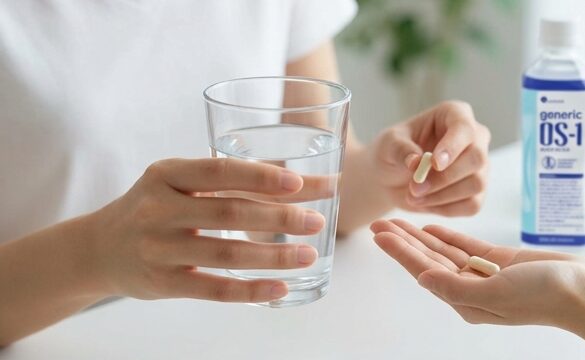 水分補給と胃酸を抑えるカプセル。胃腸ケア。